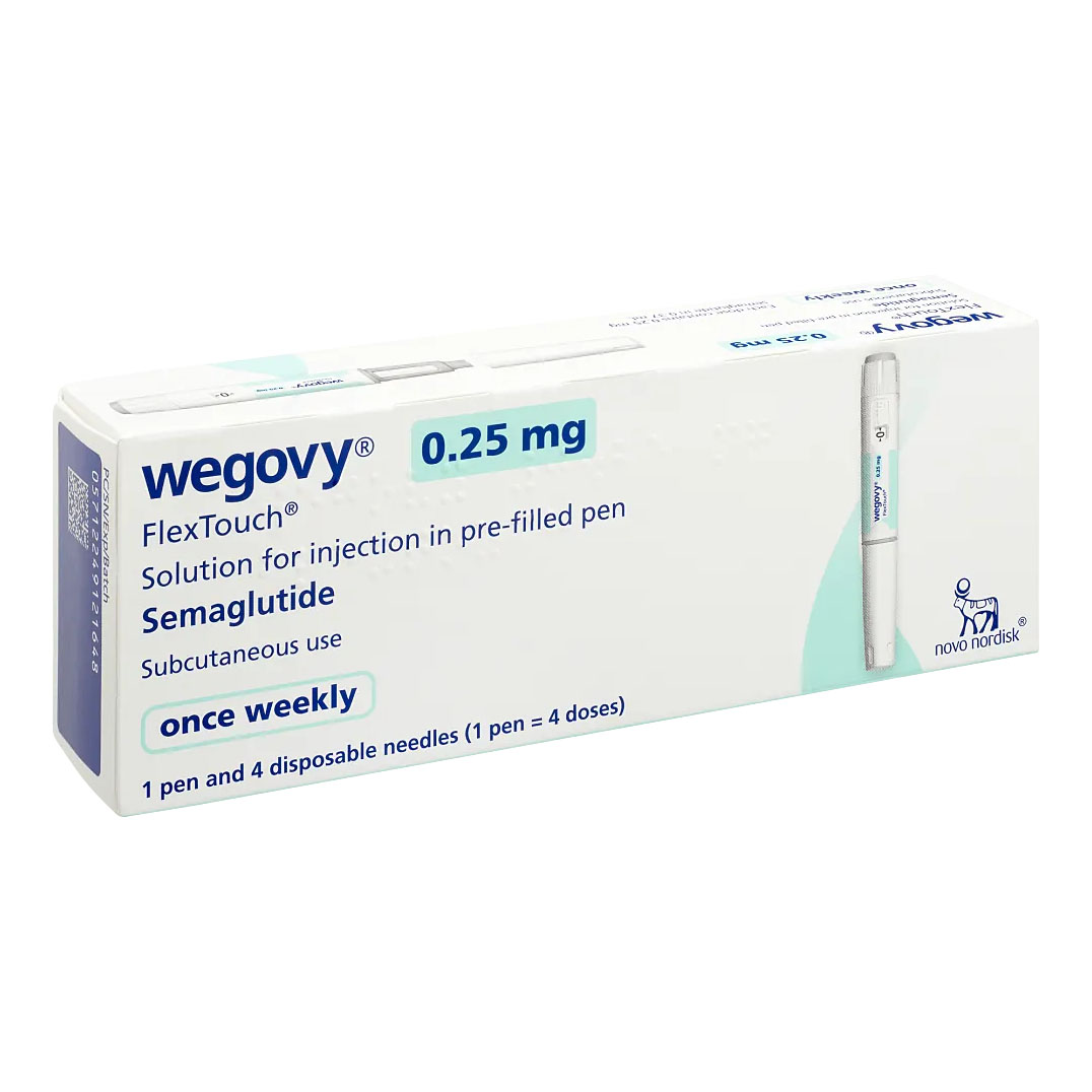 Wegovy 0.25mg Flextouch Pre-filled Pen With 4 Needles For Weight Management
