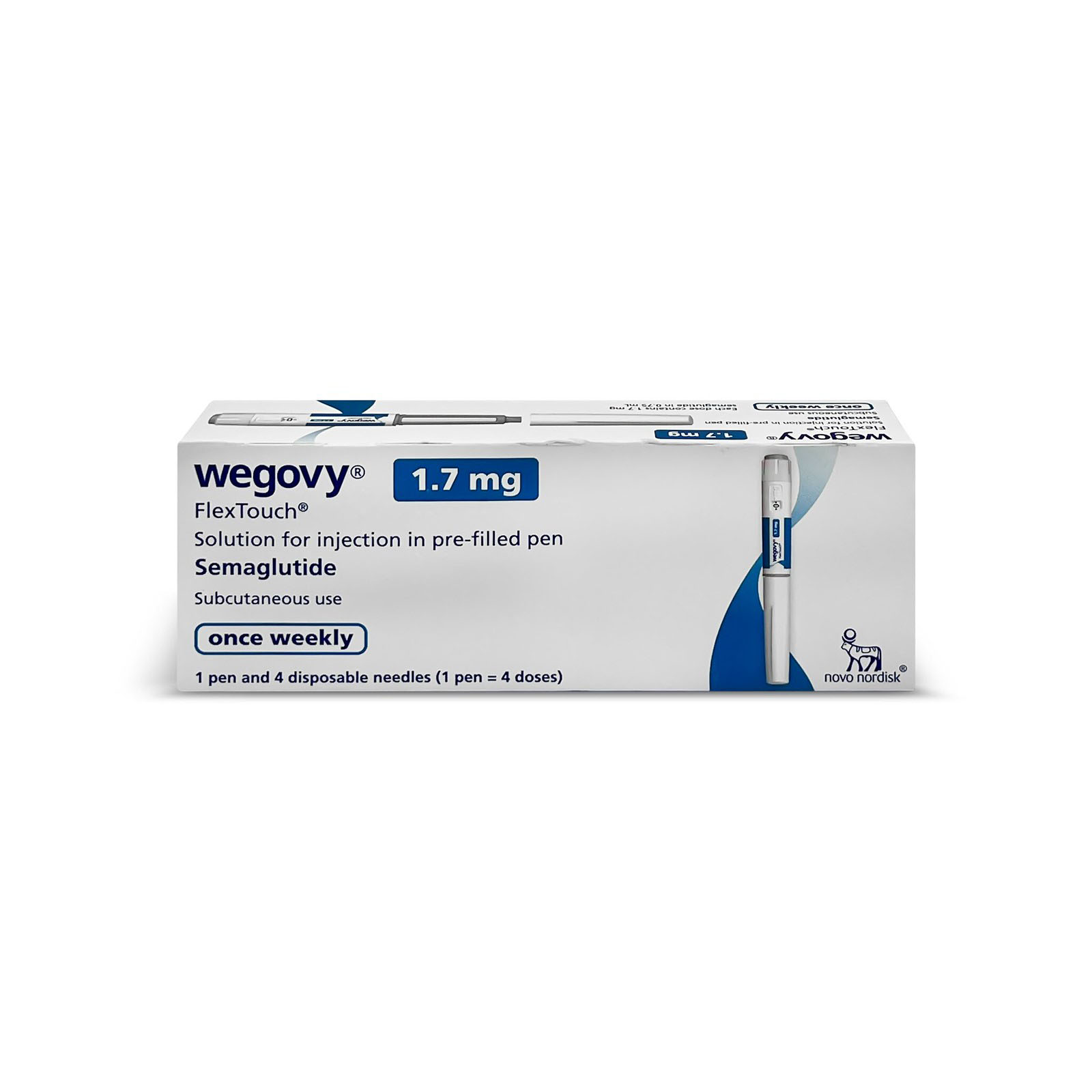 Wegovy Flextouch 1.7mg Pre-filled Pen With 4 Needles
