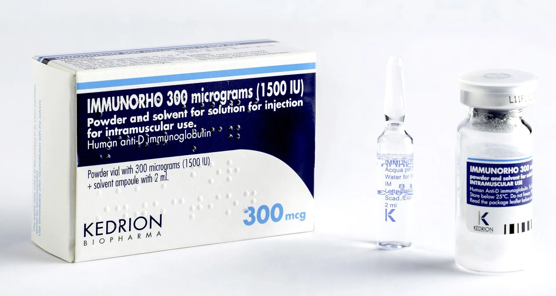 Immunorho Anti-d Immunoglobulin 300mcg Prefilled Syringe 1's – Rh Immunisation Prevention