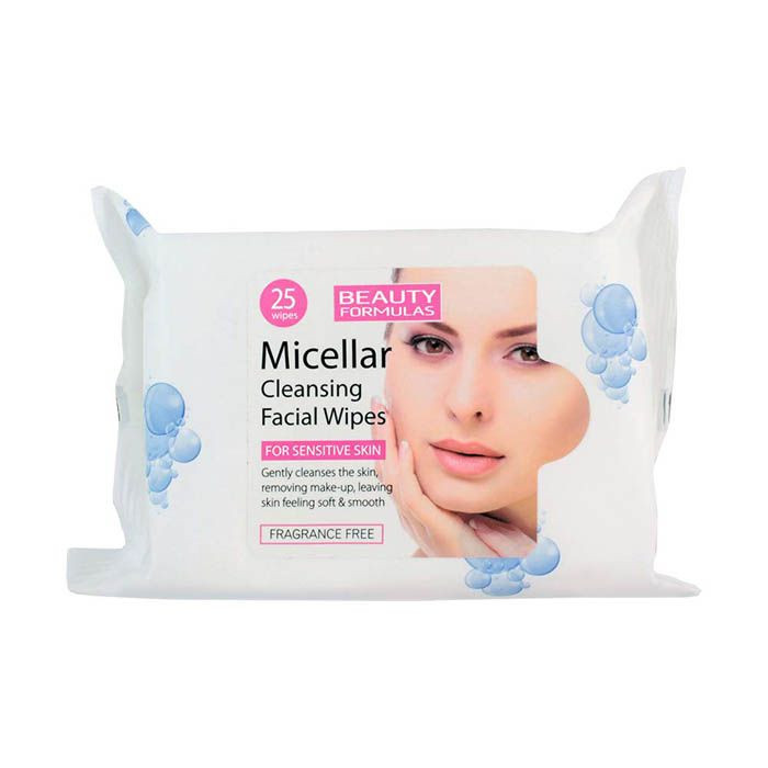 Beauty Formulas Micellar Cleansing Facial Wipes 25`S