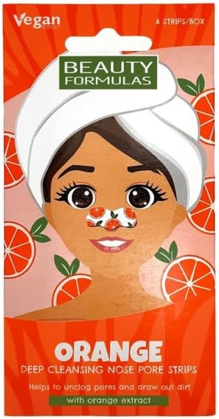 Beauty Formulas Orange Nose Pore Strips 6’s (13840)