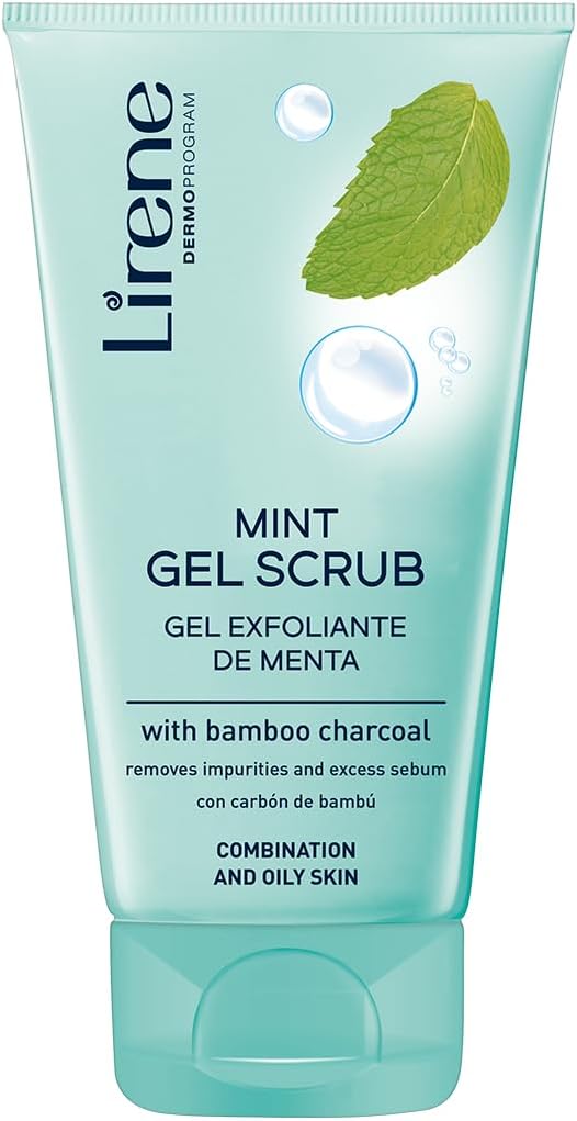 Lirene Mint Gel Scrub Bamboo Charcoal 150 Ml (733619)