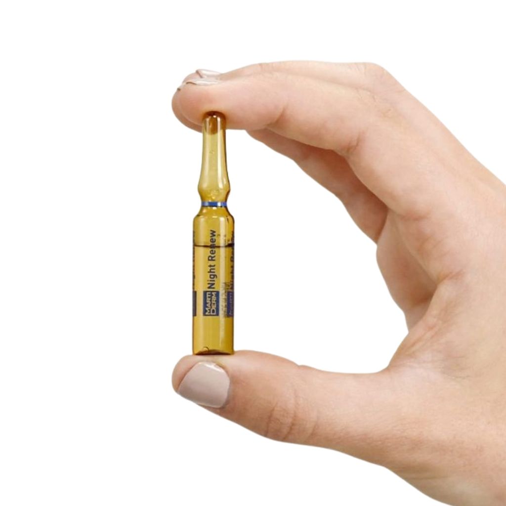 Martiderm Platinum Night Renew Ampoules For Skin Renewal & Anti-aging 30 Ampoules