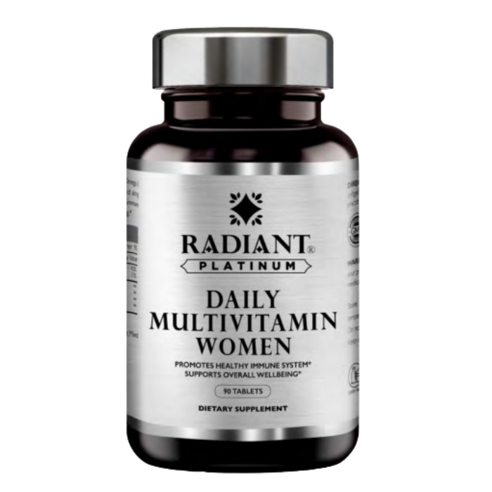 Radiant Platinum Women's Daily Multivitamin Tablets, 90 Count (137615)