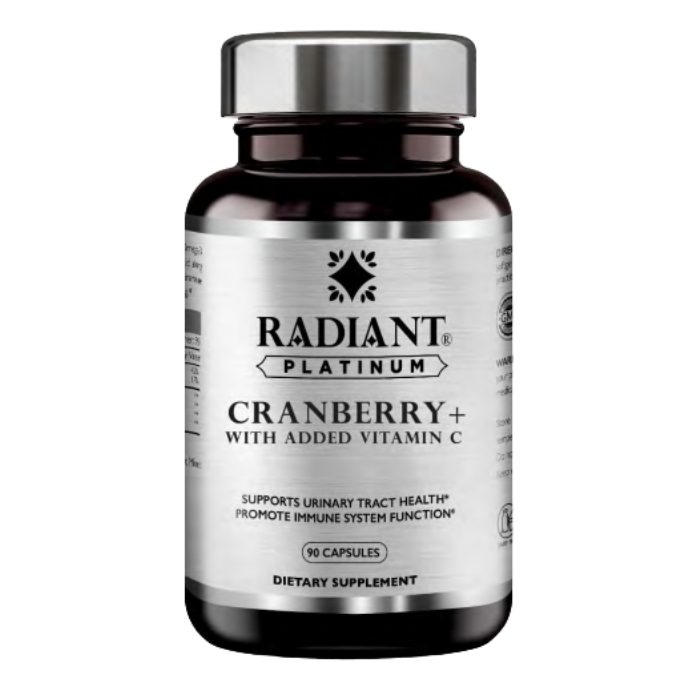 Nutritional Radiant Platinum Cranberry With Vitamin C Capsules (90 Caps)