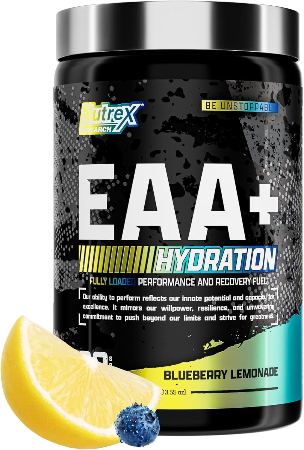Nutrex Eaa+ Hydration Blueberry Lemonade For Recovery & Hydration Support 30 Servings 390g