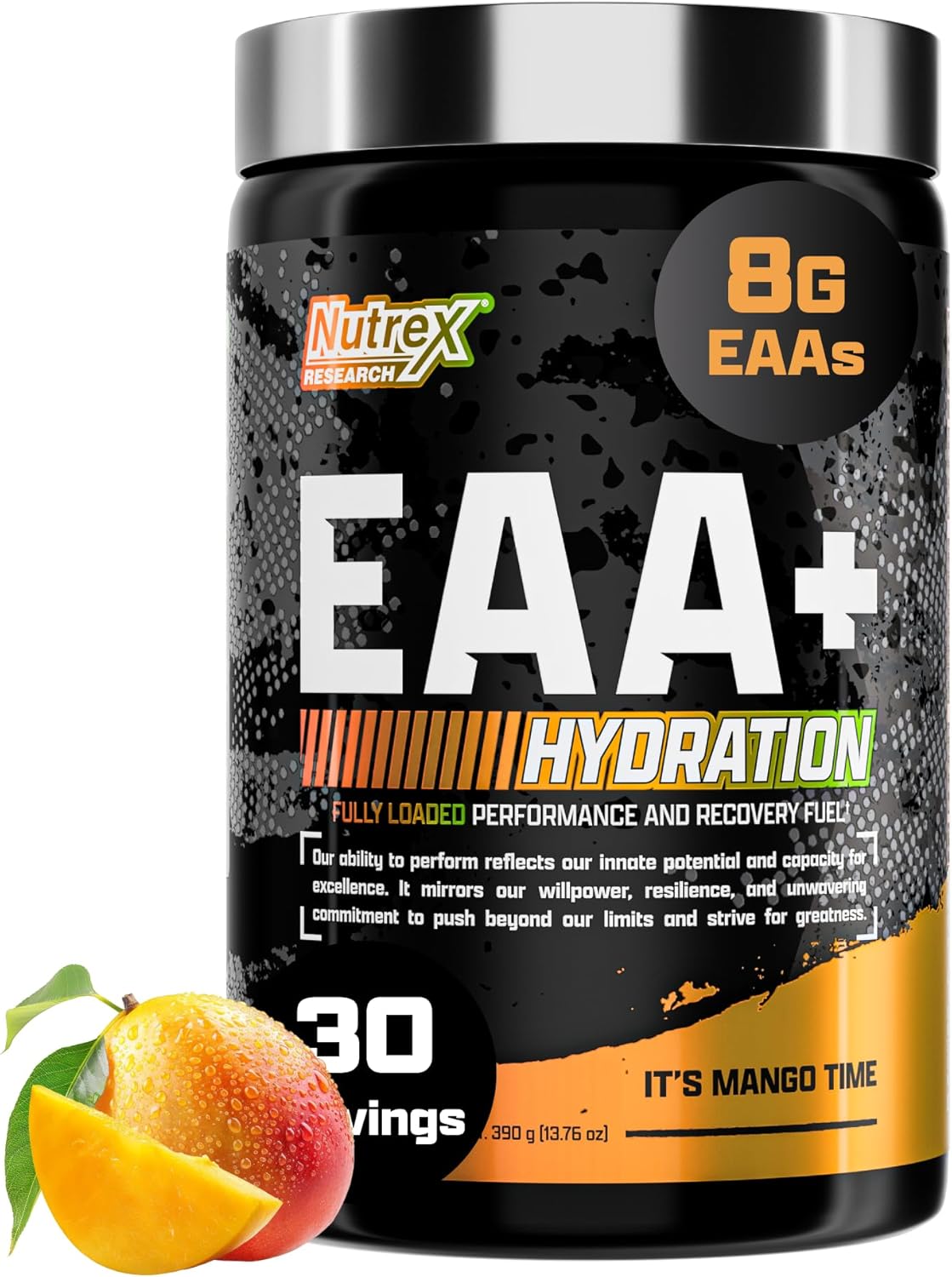 Nutrex Eaa+ Hydration Mango For Recovery & Hydration Support 30 Servings 390g