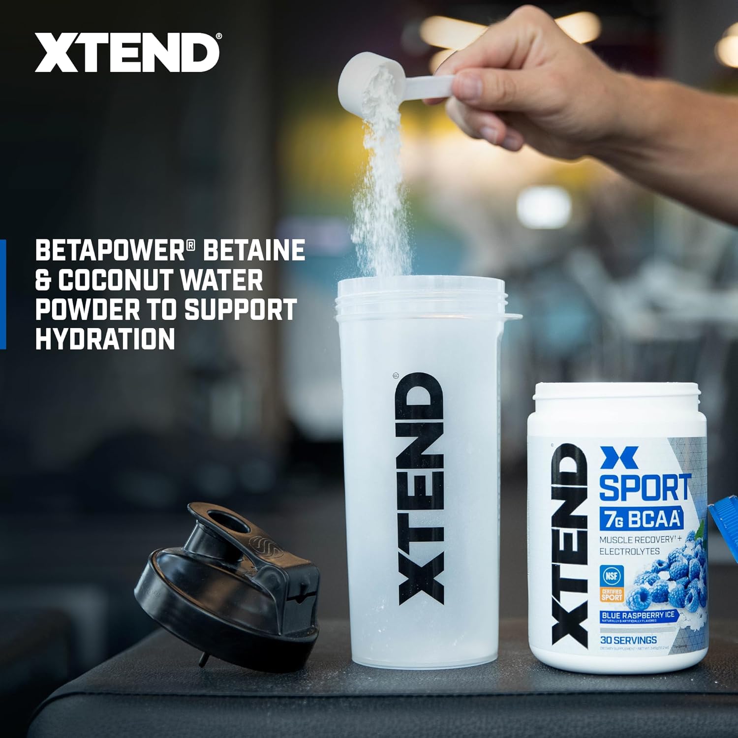 Scivation Xtend Bcaa Blue Raspberry Ice For Muscle Recovery & Hydration 30 Servings