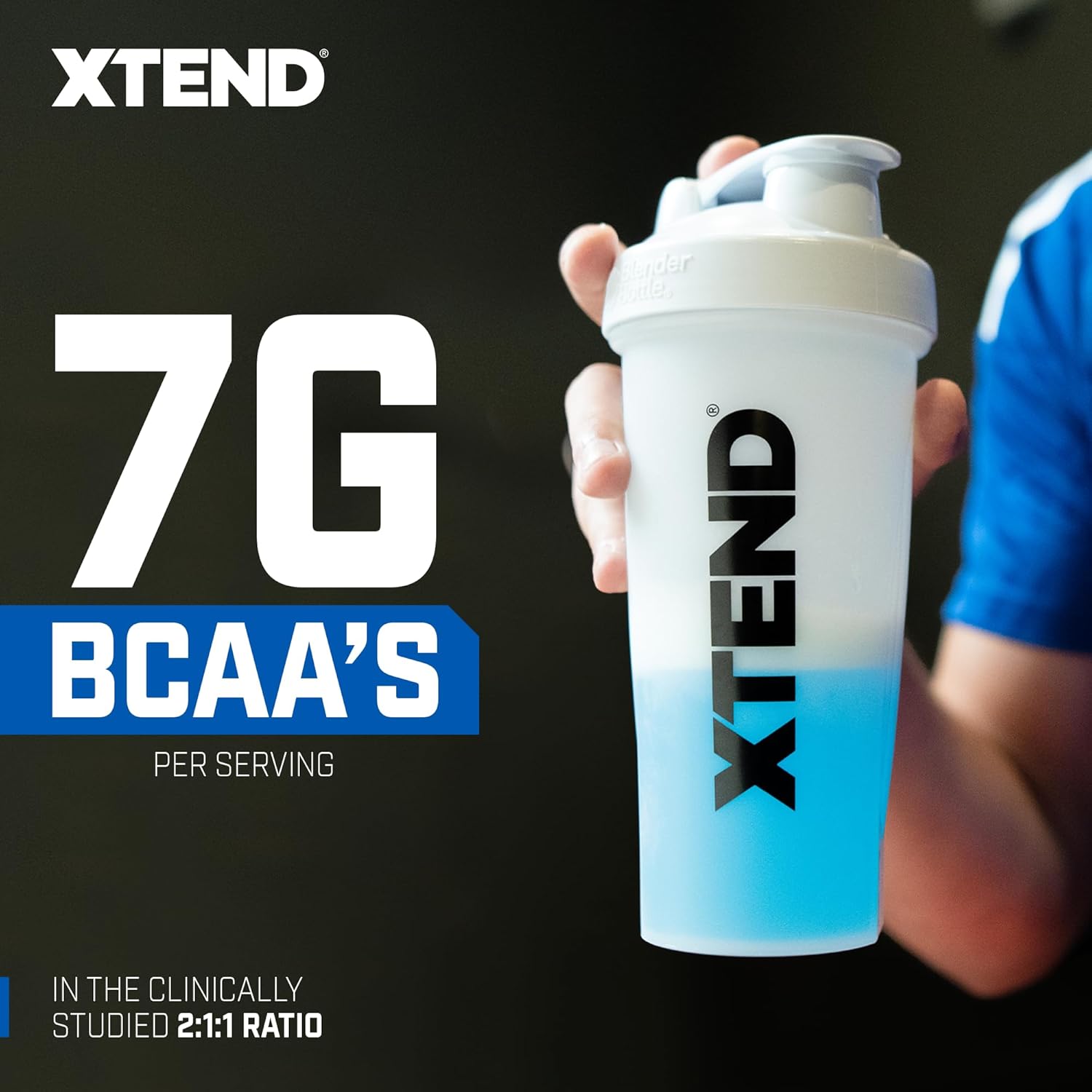 Scivation Xtend Bcaa Blue Raspberry Ice For Muscle Recovery & Hydration 30 Servings