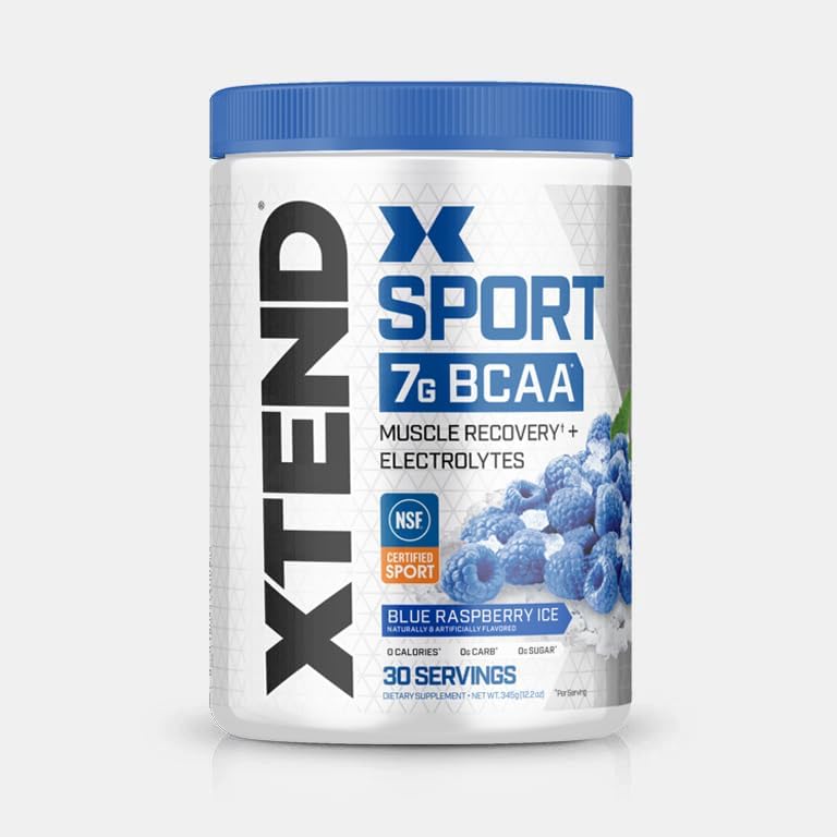 Scivation Xtend Bcaa Blue Raspberry Ice For Muscle Recovery & Hydration 30 Servings