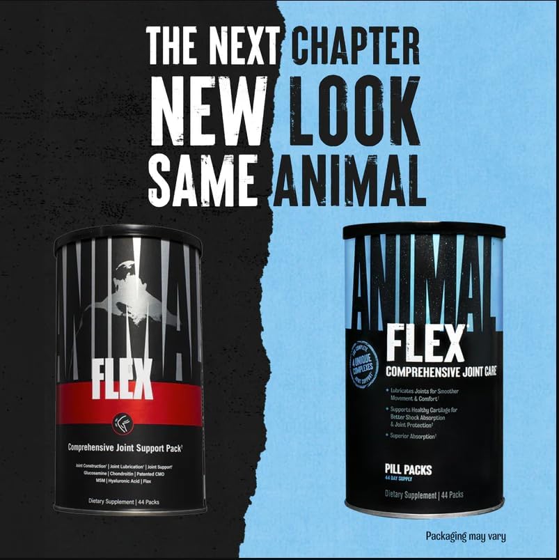 Universal Nutrition Animal Flex 44 Packs for Joint Support, Cartilage Health & Mobility