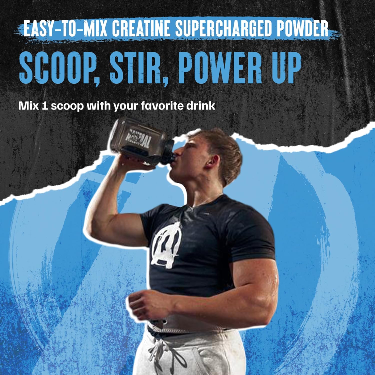 Universal Nutrition Animal Supercharged Creatine Watermelon 282g With Creatine Monohydrate For Strength, Power & Performance