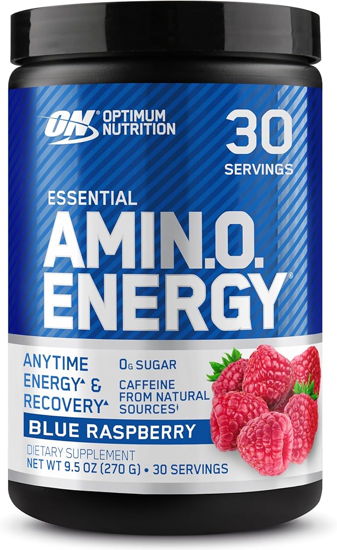 Optimum Nutrition Amino Energy, Raspberry Blueberry, 270g