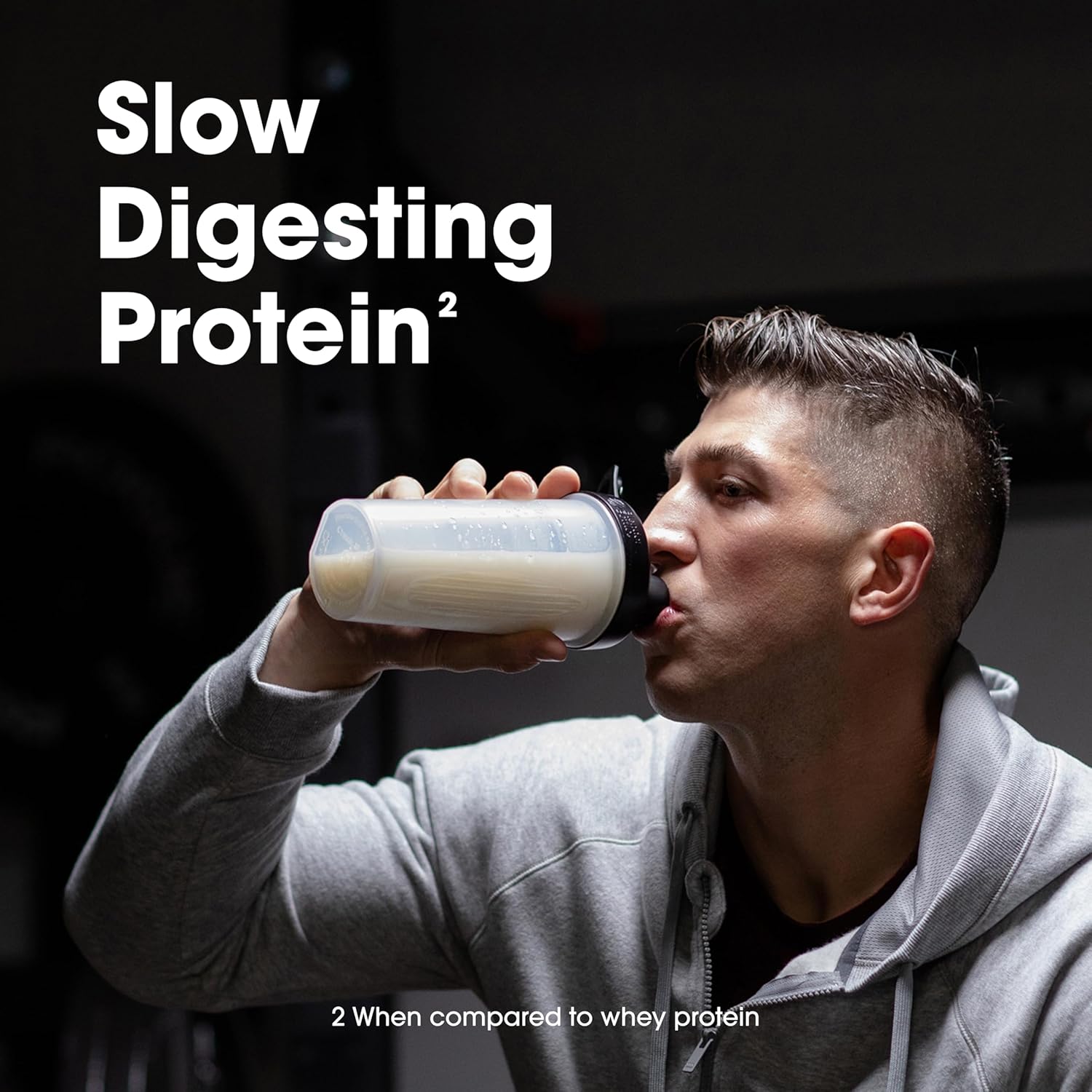 Optimum Nutrition Gold Standard 100% Casein Creamy Vanilla 3.86 Lb (1.75 Kg) For Overnight Muscle Recovery