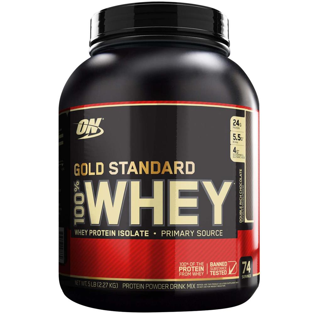 Optimum Nutrition Gold Standard 100% Whey Chocolate Malt 5 Lb (2.27 Kg) For Muscle Recovery & Lean Muscle Support
