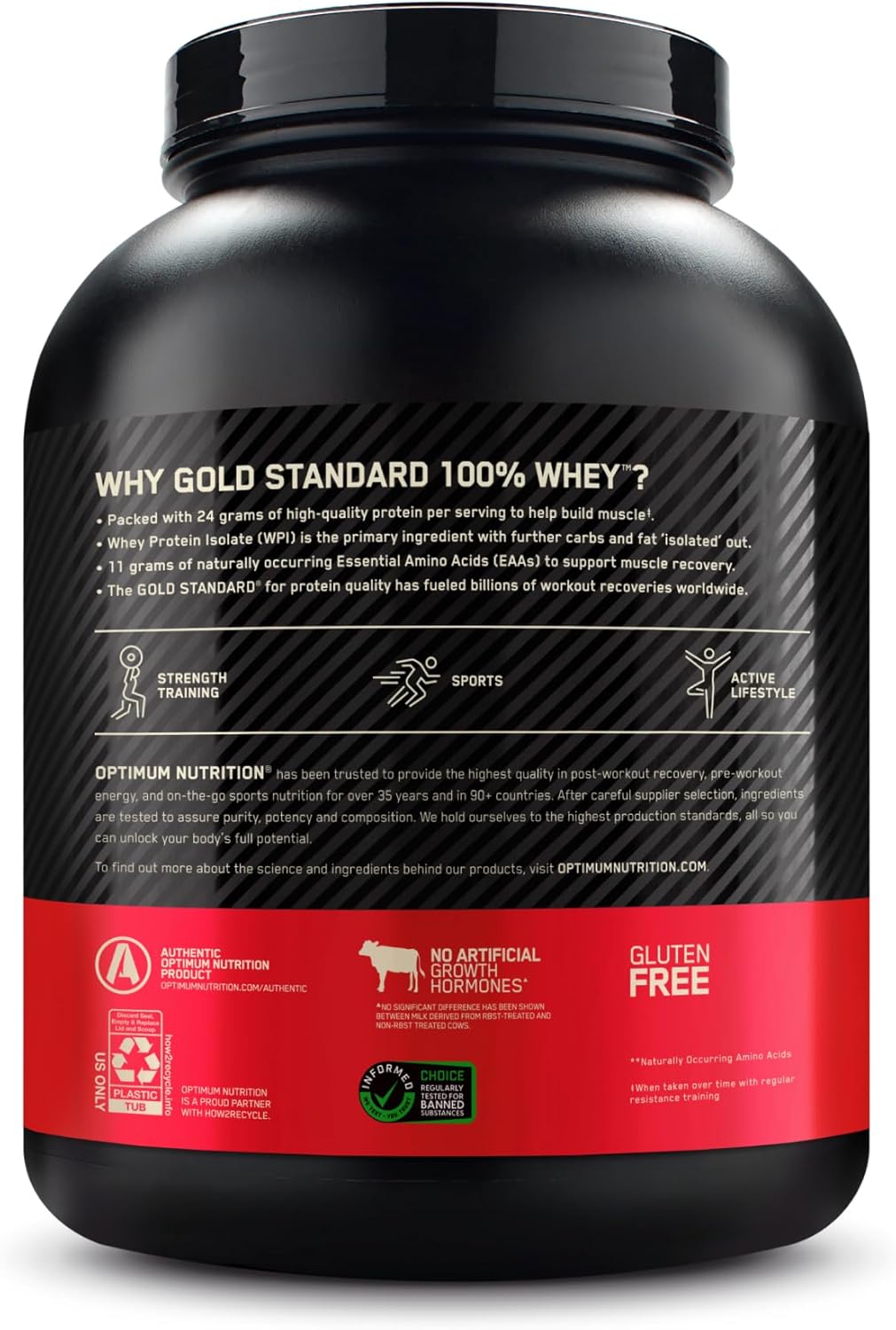 Optimum Nutrition Gold Standard 100% Whey Mocha Cappuccino 5 Lb (2.27 Kg) For Muscle Recovery & Lean Muscle Support