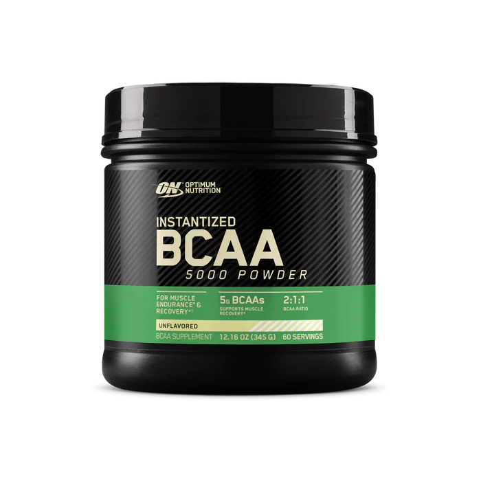 Optimum Nutrition Instantized Bcaa 5000 Powder 345gm(12.16 Oz) 60 Servings For Muscle Recovery & Endurance Support