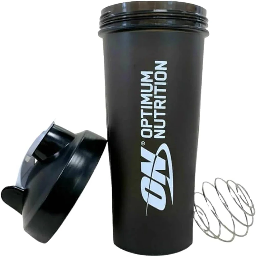 Optimum Nutrition Plastic Shakers With Gold Std Whey Ex Milk Sachet(32g) + Amino Energy Sachet(18g)