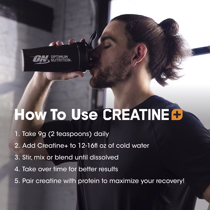 Optimum Nutrition Micronized Creatine Powder Orange Passionfruit 0.79lb (360g) With Creatine Monohydrate For Strength, Power & Muscle Performance