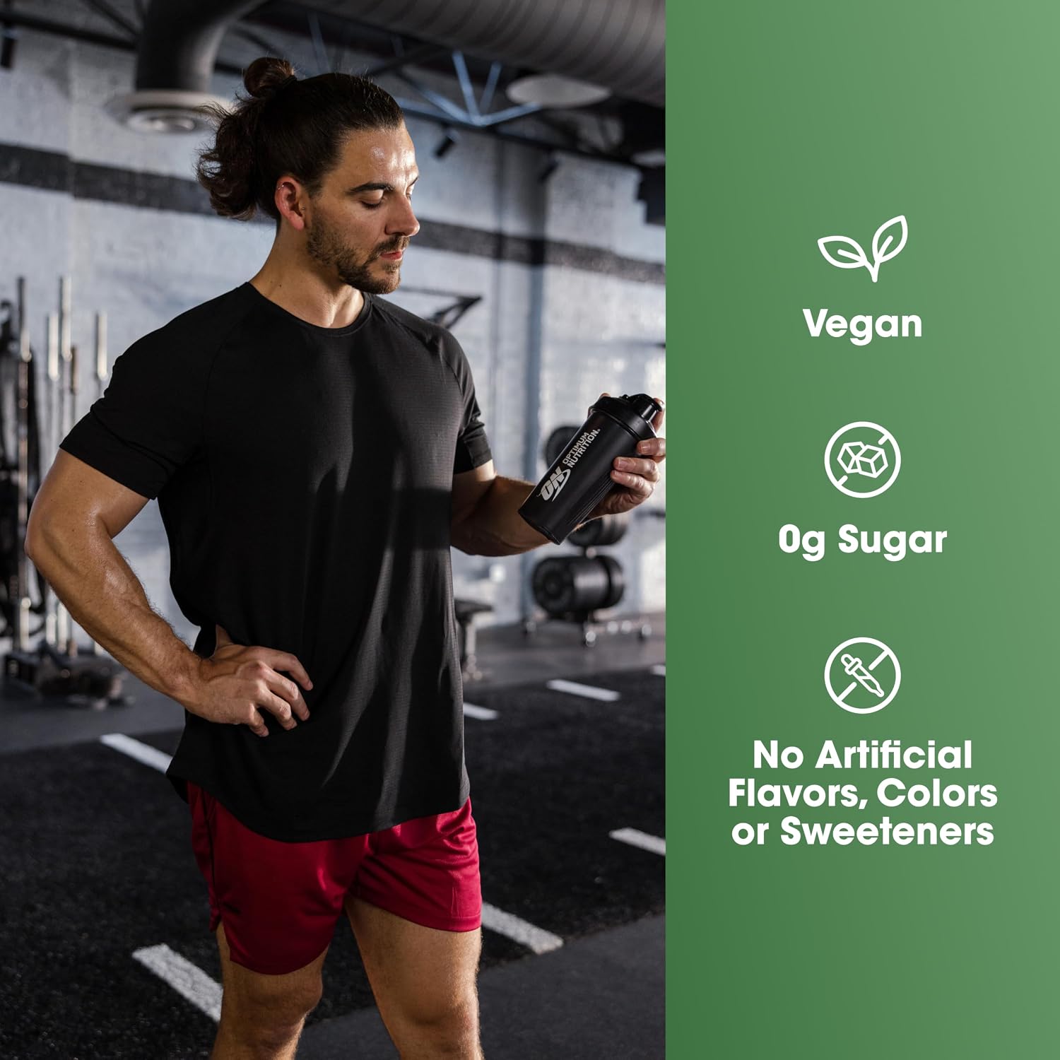 Optimum Nutrition Gold Standard 100% Plant Protein Rich Chocolate Fudge 1.76lb – 24g Vegan Protein + 9 Eaas