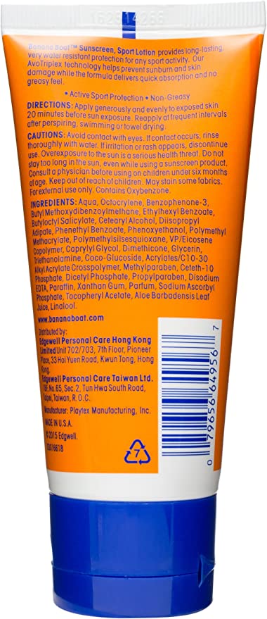 Banana Boat Sport Sunscreen Lotion Spf50 90ml