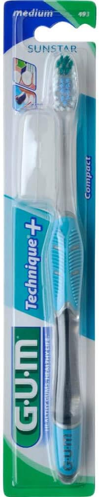 Gum Technique Medium Compact Toothbrush 493me For Effective Daily Dental Cleaning