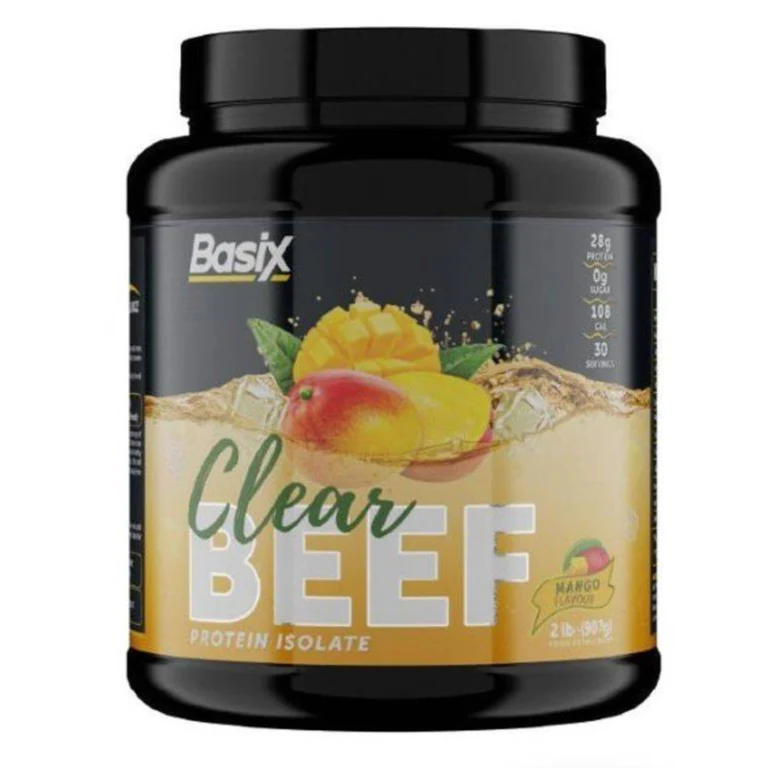 Basix Beef Protein Isolate Mango 2 Lb (907 G) For Muscle Recovery & Protein Support