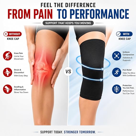 Flamingo Knee Cap Pair For Knee Compression & Joint Support