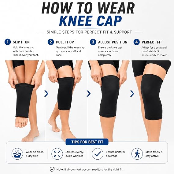 Flamingo Knee Cap Pair For Knee Compression & Joint Support