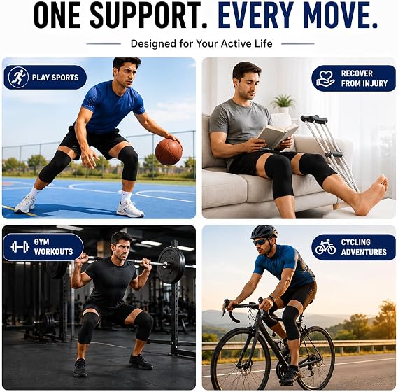 Flamingo Knee Cap Pair For Knee Compression & Joint Support