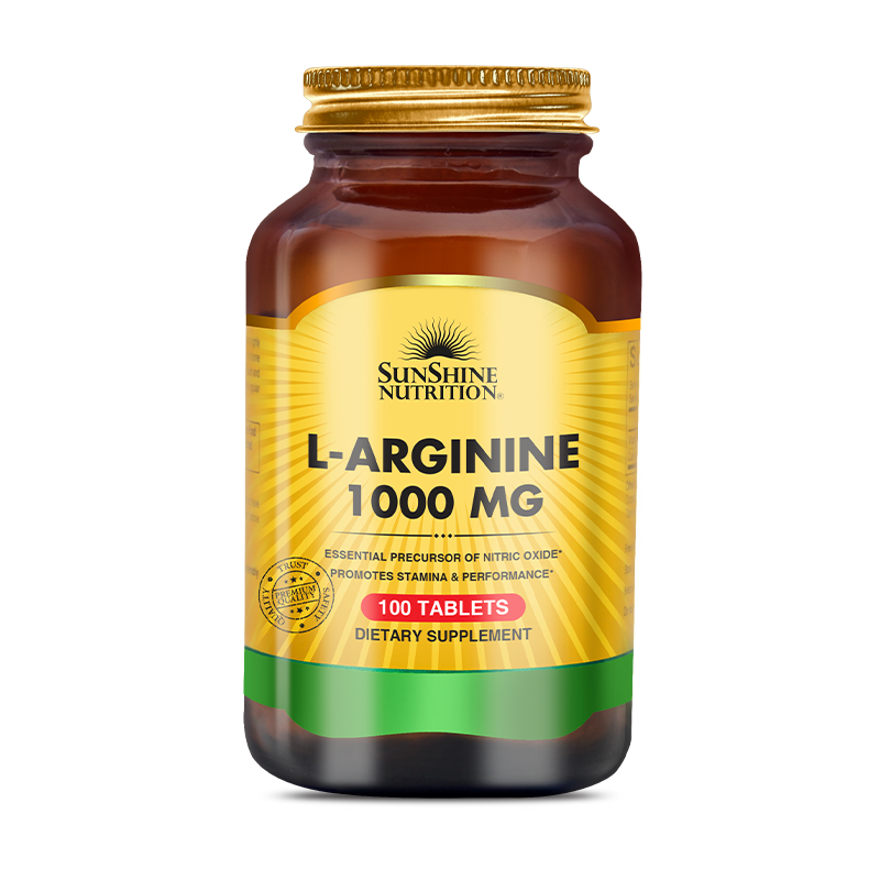 Sunshine Nutrition L-arginine 1000mg Tablets, Pack Of 100