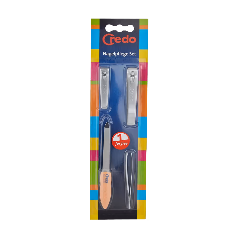 Credo Solingen Manicure & Pedicure Blister Set #1 (22118)