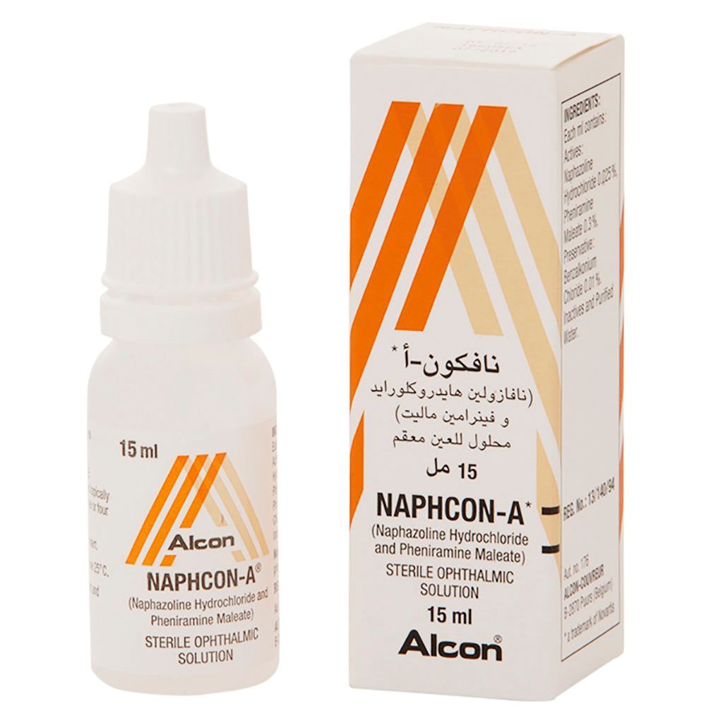 Alcon Naphcon-a Antihistamine Eye Drops, 15ml