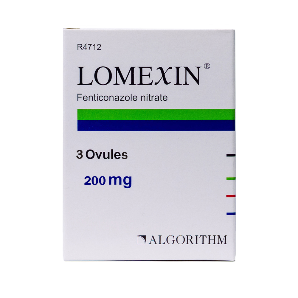 Lomexin (clotrimazole) Vaginal Ovules 200mg, Pack Of 3