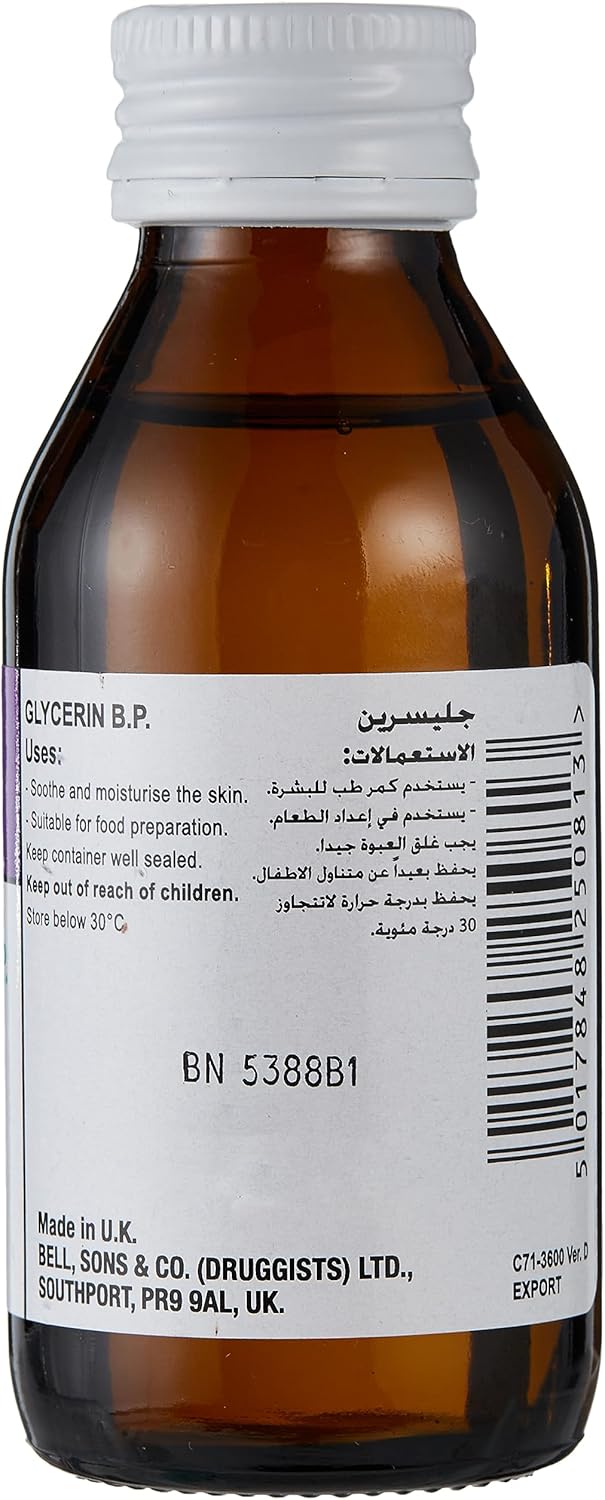 Bell's Glycerin Bp For Skin Moisturising & Dryness Relief 100ml