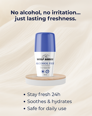 Wolf Series Alcohol-free Deodorant For Gentle Odour Protection Buy 1 Get 1 Free