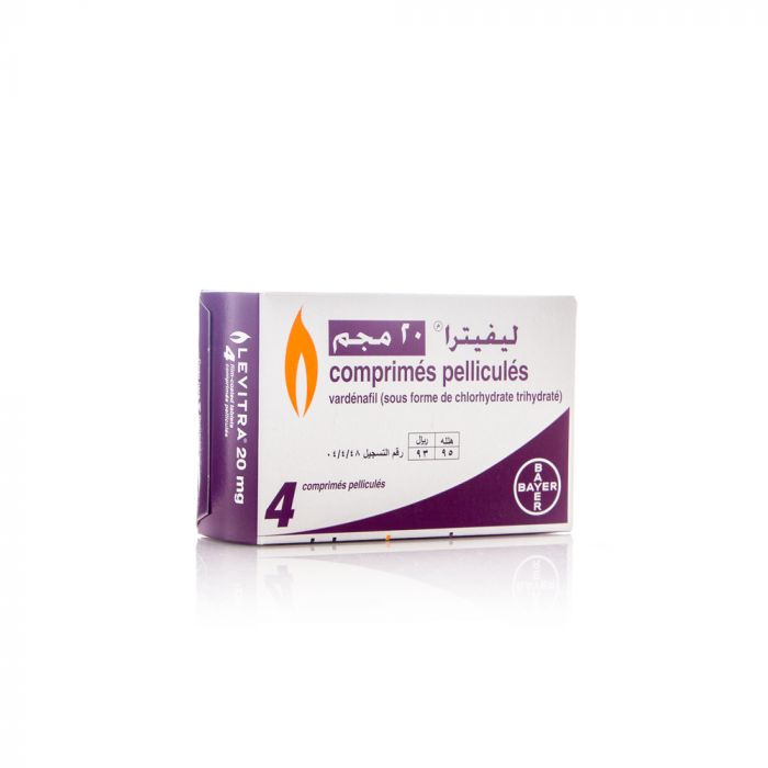 Levitra (vardenafil) 20mg Tablets, Pack Of 4