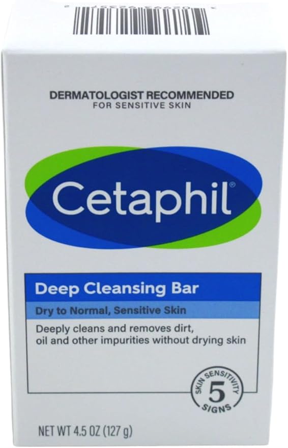 Cetaphil Deep Cleansing Bar 4.5 Oz (127 G)