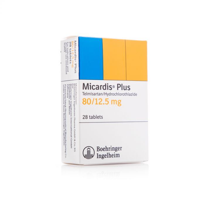 Micardis Plus 80mg/12.5mg Tablets, 28's