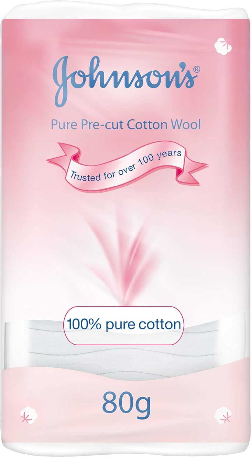 Johnson's Cotton Wool Soft & Gentle 80g