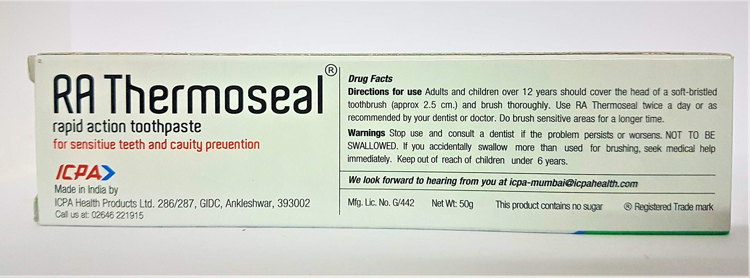 Ra Thermoseal Gel Paste, 100g