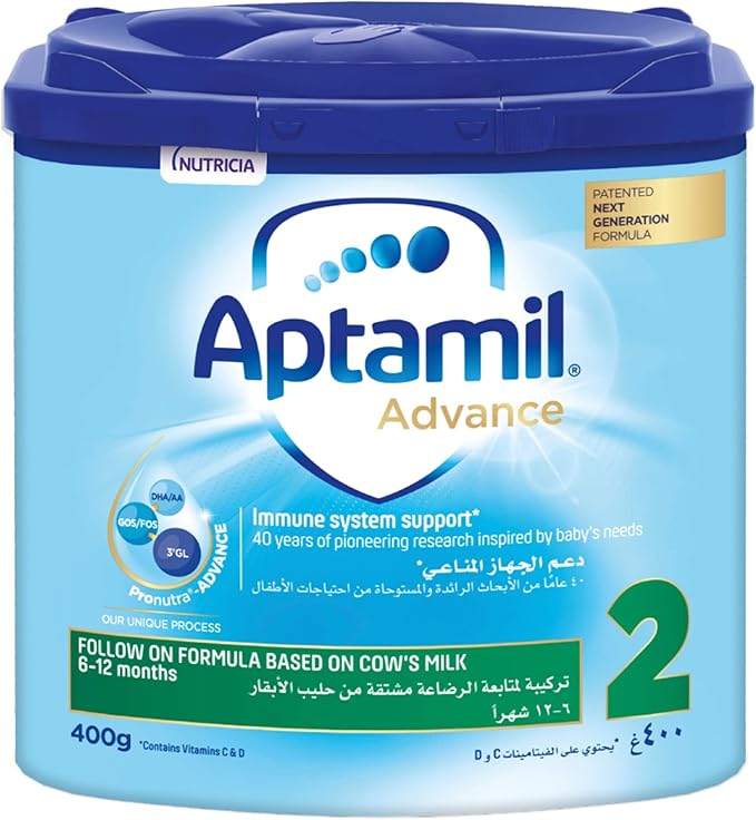Aptamil Advance Stage 2 Infant Formula, 400g