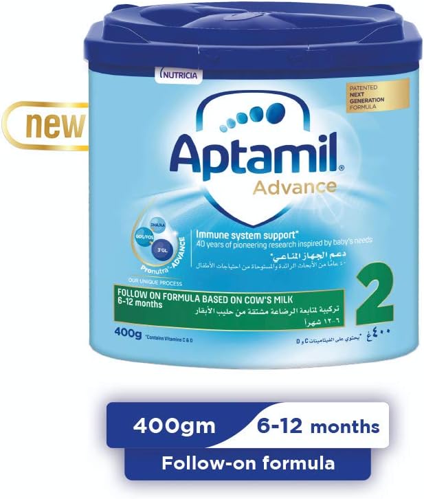 Aptamil Advance Stage 2 Infant Formula, 400g
