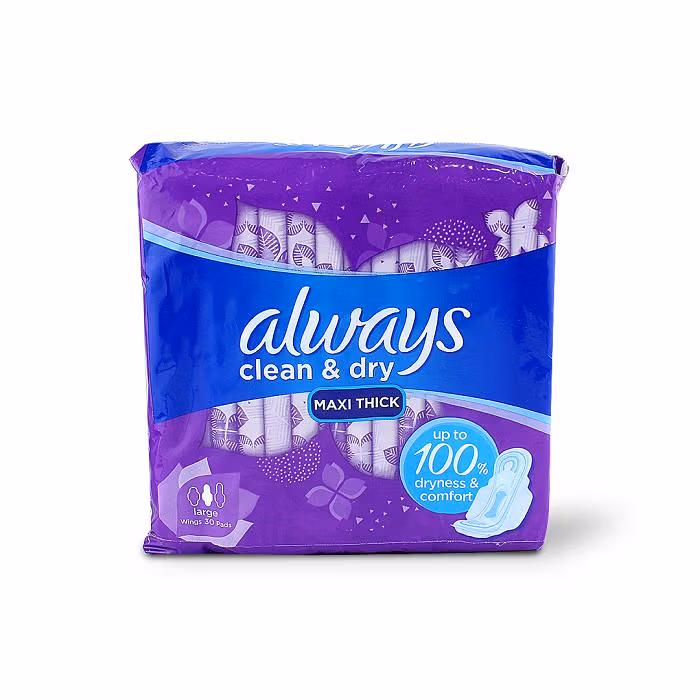 Always Super Plus Sanitary Pads, Night, 30's (12630)