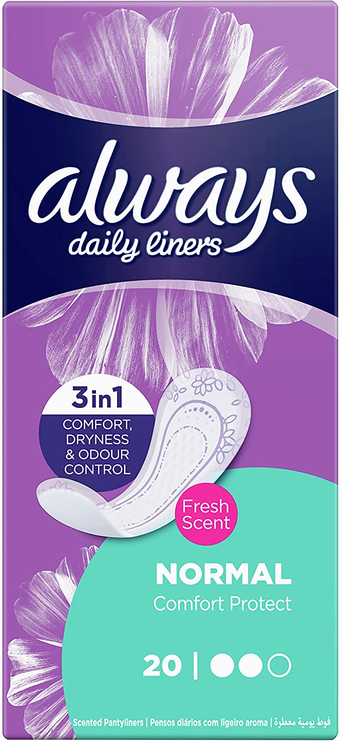 Always Comfort Protect Fresh Liners