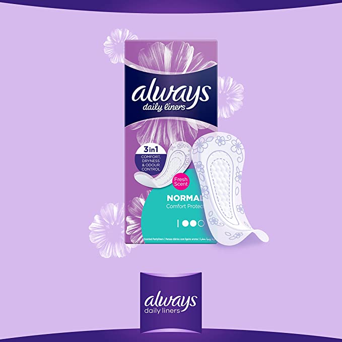 Always Comfort Protect Fresh Liners