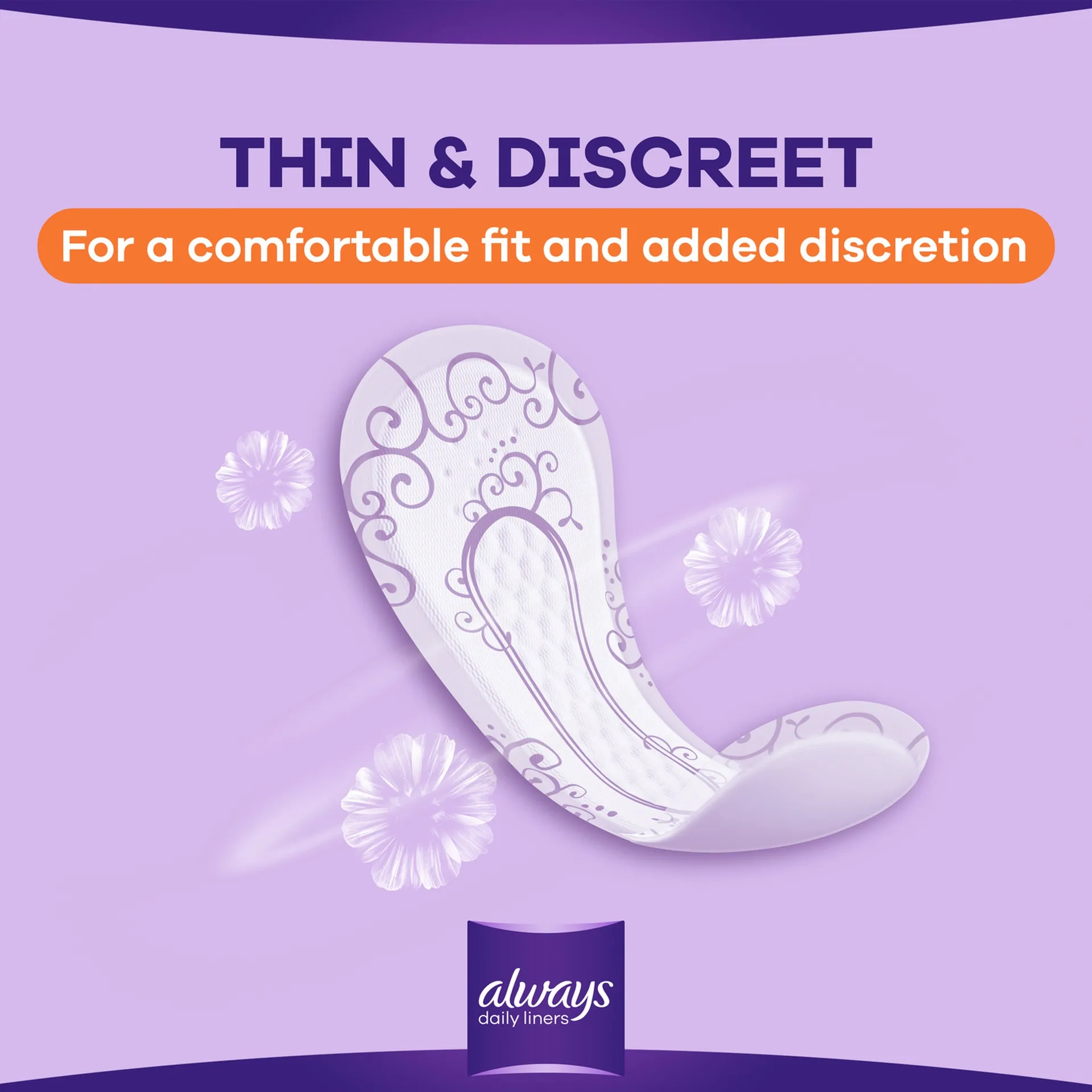 Always Daily Liners Single To Go Normal, 20 Pieces (12652)