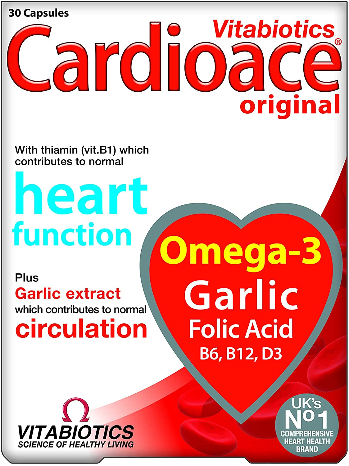 Vitabiotics Cardioace Original- 30 Capsules