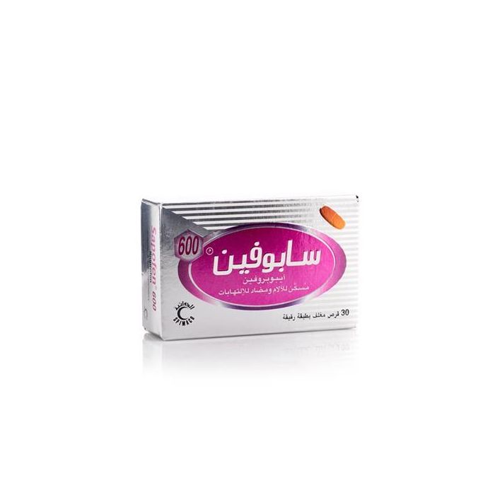 Sapofen (ibuprofen) 600mg Tablets, 30's