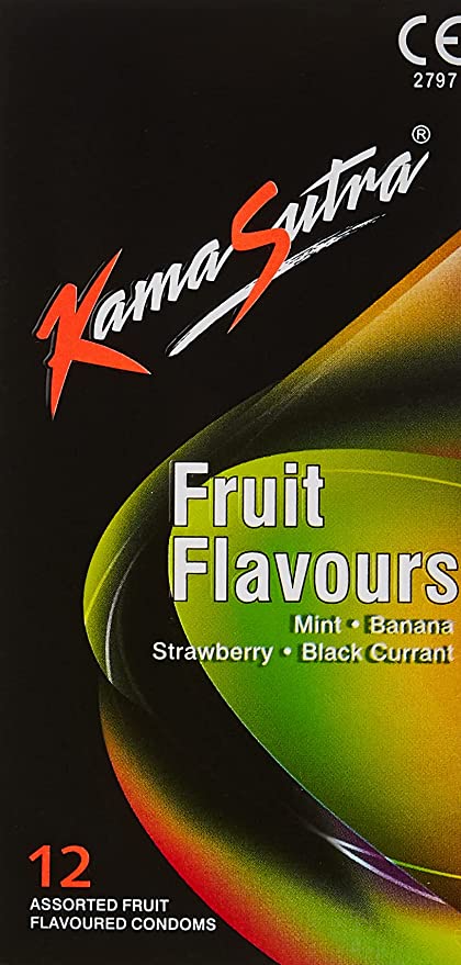 Kamasutra Fruit Flavoured Condoms- 12 Pack